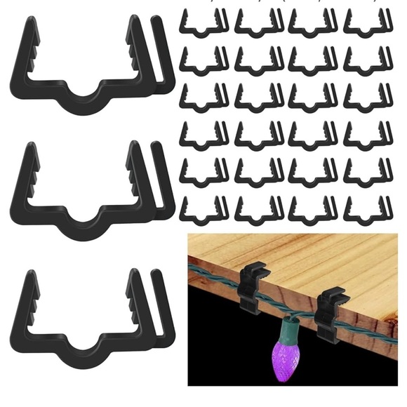 Black Hook Wall Decor for Functional Display 100 piece - Picture 1 of 1